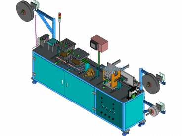 Continuous Punching And Stretch Forming Equipment For Metal Strip Material - UG(NX) - Free Download