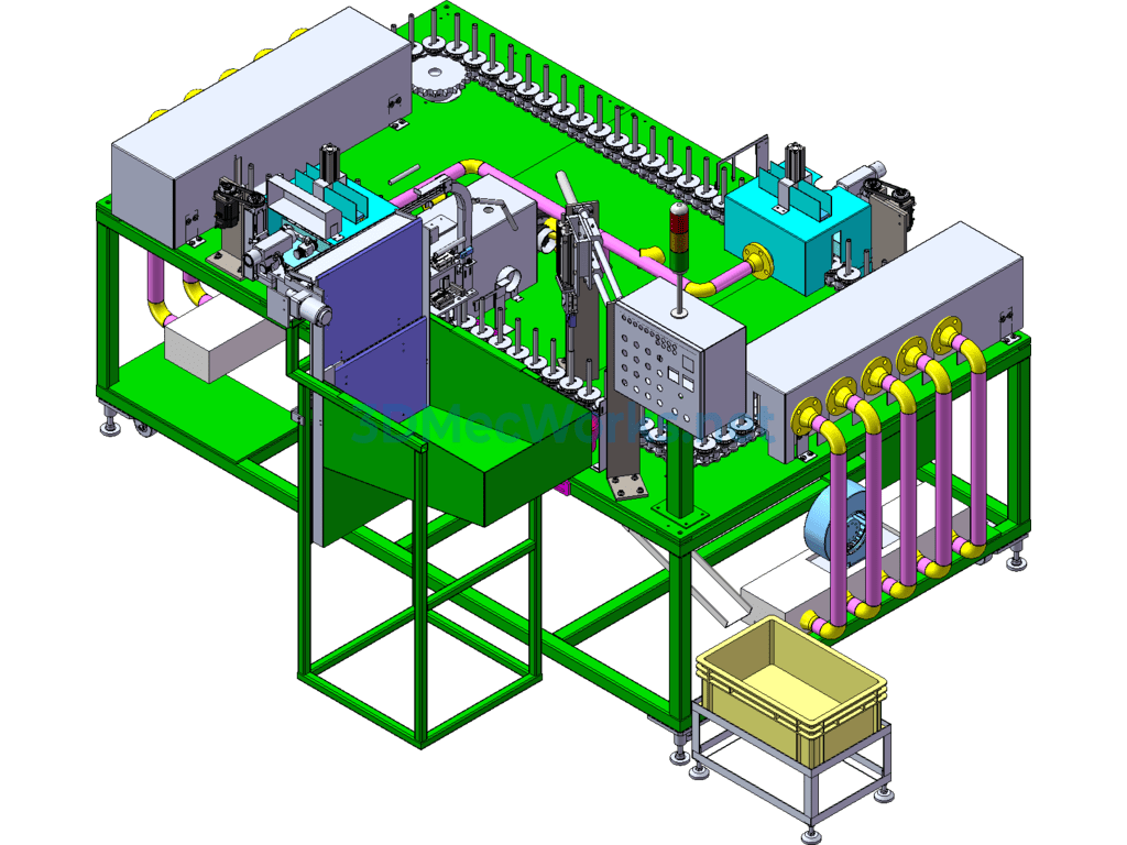 Automatic Cycle Cleaning Sprayer - SolidWorks - Free Download Automatic Cycle Cleaning Sprayer