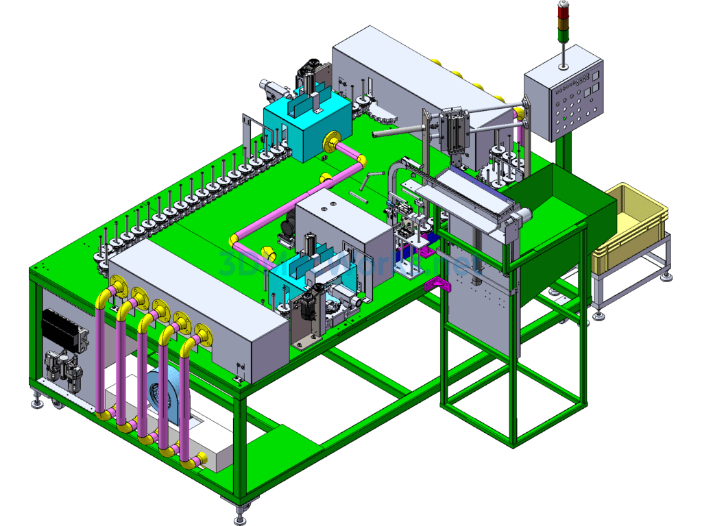 Automatic Cycle Cleaning Sprayer - SolidWorks - Free Download Automatic Cycle Cleaning Sprayer - Image 2