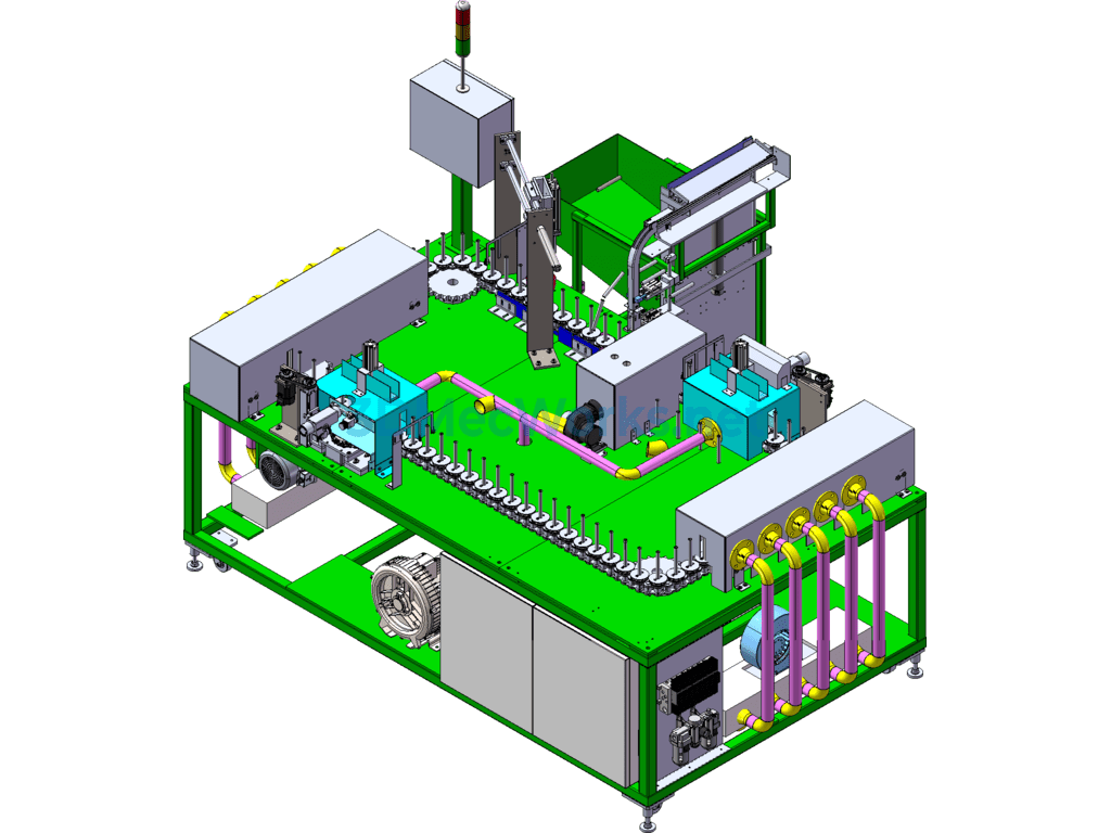 Automatic Cycle Cleaning Sprayer - SolidWorks - Free Download Automatic Cycle Cleaning Sprayer - Image 3