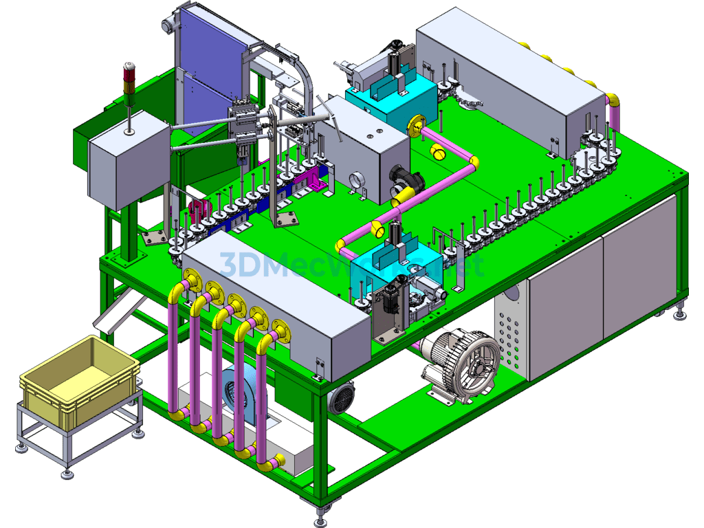 Automatic Cycle Cleaning Sprayer - SolidWorks - Free Download Automatic Cycle Cleaning Sprayer - Image 4