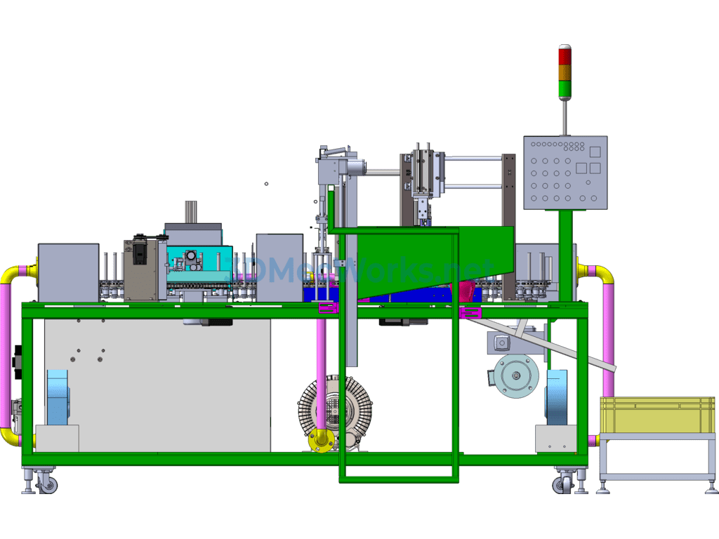 Automatic Cycle Cleaning Sprayer - SolidWorks - Free Download Automatic Cycle Cleaning Sprayer - Image 5