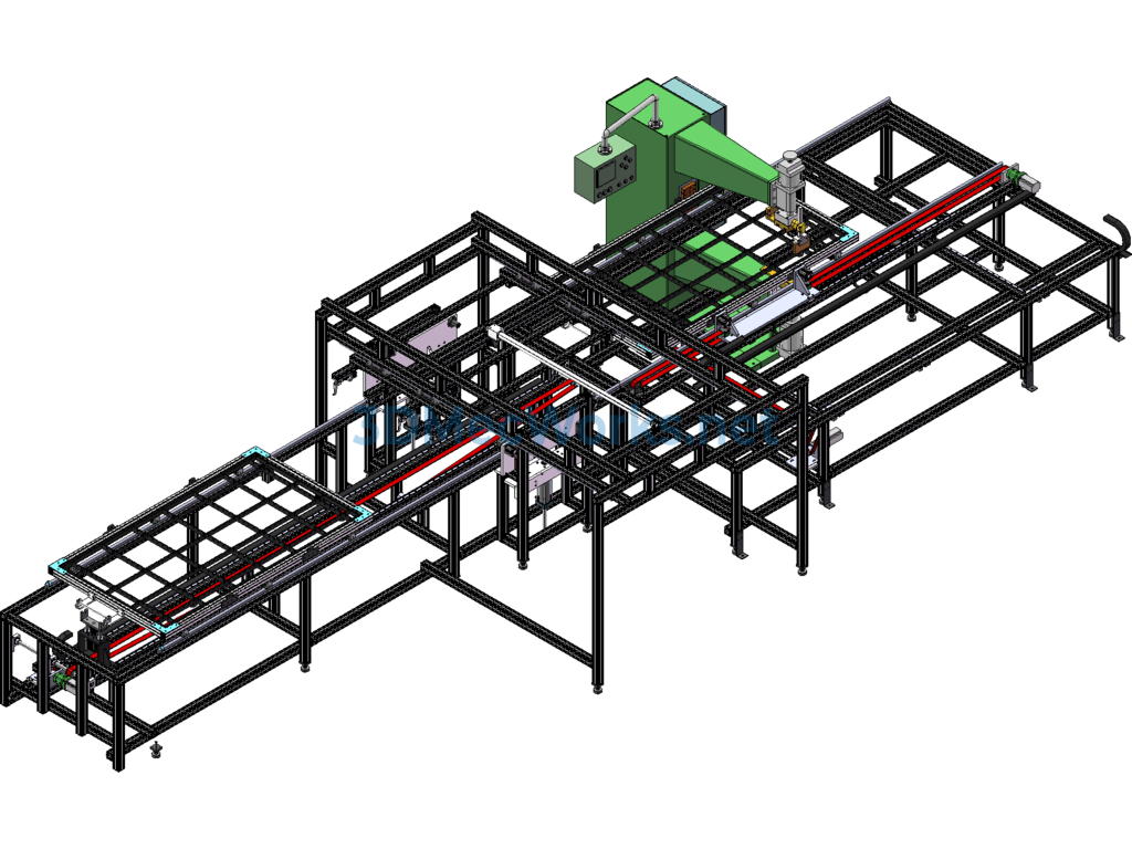 Automatic Discharge Mobile Spot Welding Machine - SolidWorks - Free Download Automatic Discharge Mobile Spot Welding Machine - Image 2