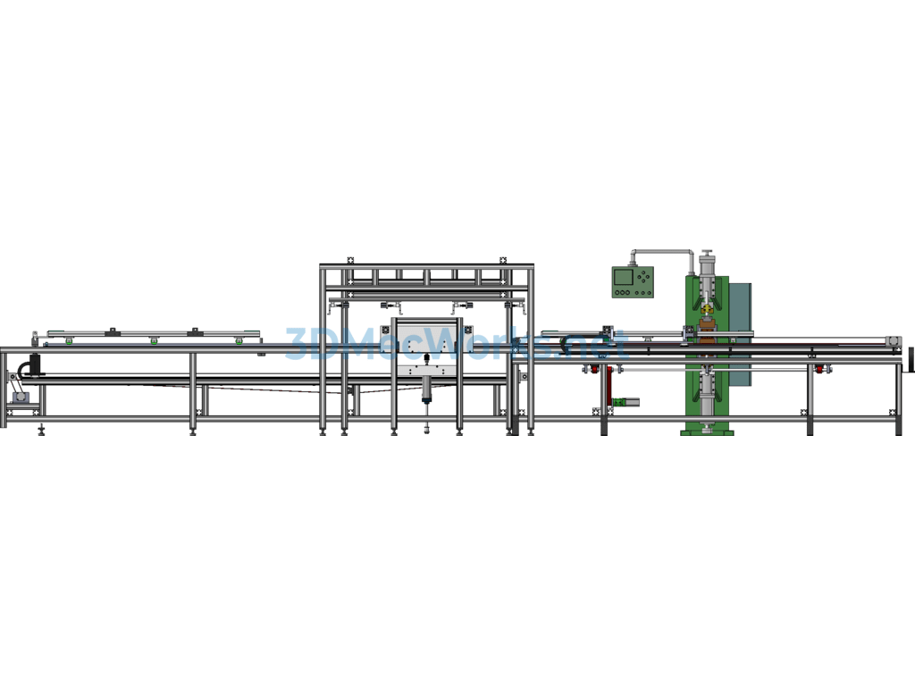 Automatic Discharge Mobile Spot Welding Machine - SolidWorks - Free Download Automatic Discharge Mobile Spot Welding Machine - Image 5