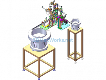 20 Complete Sets Of Complex Vibratory Feeder Linear Vibrating Feeding And Pick-Up Structure Drawings Collection - SolidWorks - Free Download