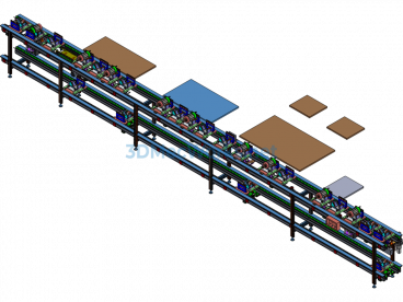 Double-Speed Chain Conveyor Motor Automatic Twisting Machine And Tooling Fixtures - ProE  Creo.Elements - Free Download