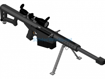 Barrett - Suppressed Gun - Inventor - Free Download