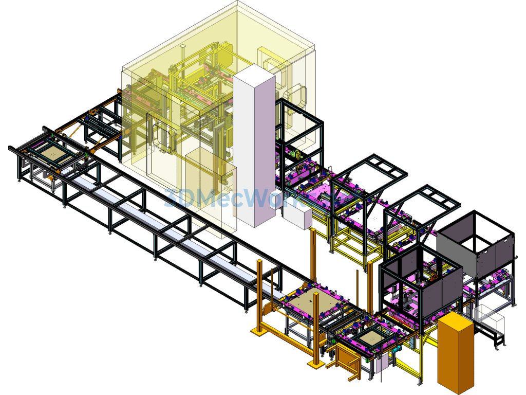 Automobile Sunroof Assembly Line - SolidWorks - Free Download Automobile Sunroof Assembly Line - Image 3