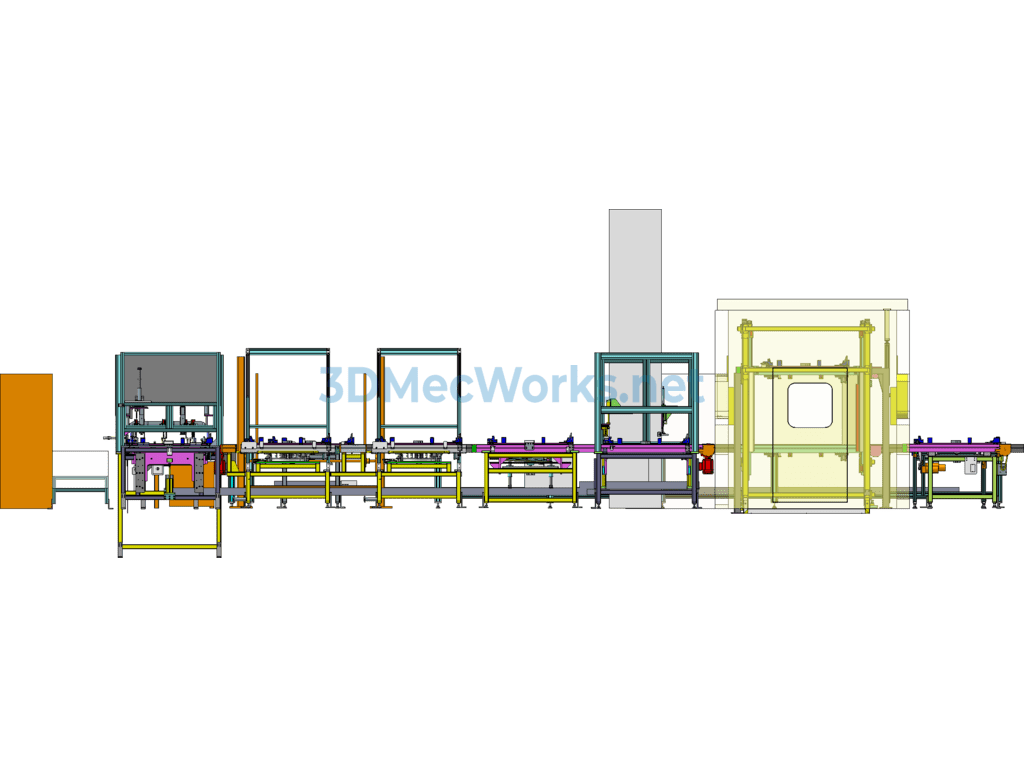 Automobile Sunroof Assembly Line - SolidWorks - Free Download Automobile Sunroof Assembly Line - Image 5