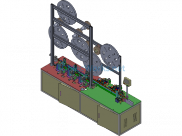 USB_5P Fully Automatic Terminal Insertion Machine - SolidWorks - Free Download