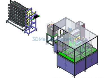 Wire Taping And Laser Cutting Automatic Line/Copper Shaft Wire Ultrasonic Cleaning FPC Taping Laser Cutting And Peeling Machine Automation Equipment - SolidWorks - Free Download