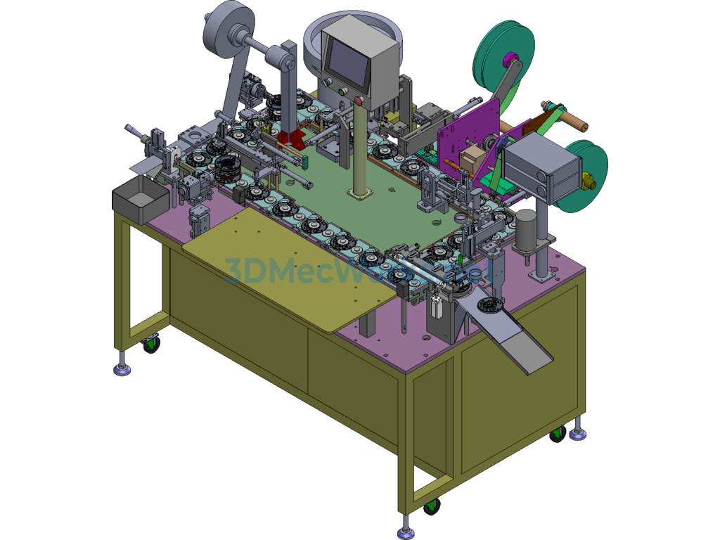 Speaker Assembly Machine (including 3d Files/drawings/bom List and Complete Set of Materials) - SolidWorks - Free Download Speaker Assembly Machine (including 3d Files/drawings/bom List and Complete Set of Materials)