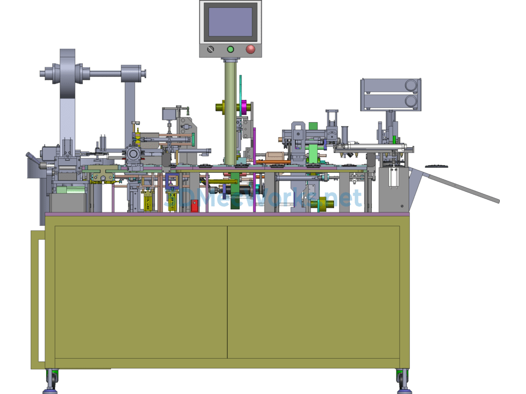 Speaker Assembly Machine (including 3d Files/drawings/bom List and Complete Set of Materials) - SolidWorks - Free Download Speaker Assembly Machine (including 3d Files/drawings/bom List and Complete Set of Materials) - Image 5
