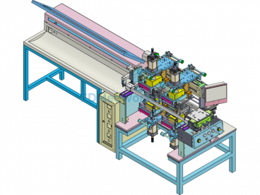 Custom Automatic Hot Press And Hot Stamping Machine - Creo.Parametric - Free Download
