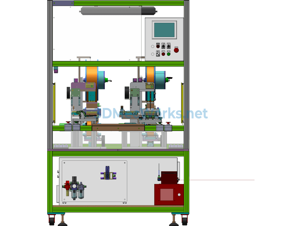 Automatic Film Application Machine for Car Hinges, Non-Standard Dual-Layer Film Application Equipment - SolidWorks - Free Download Automatic Film Application Machine for Car Hinges, Non-Standard Dual-Layer Film Application Equipment - Image 5