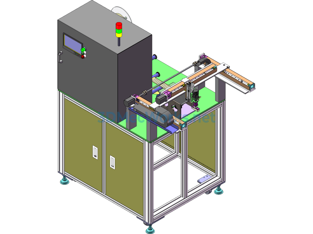 Backplane Labeling Machine - SolidWorks - Free Download Backplane Labeling Machine