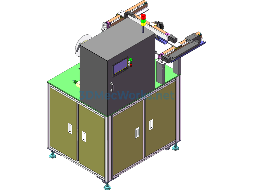 Backplane Labeling Machine - SolidWorks - Free Download Backplane Labeling Machine - Image 2