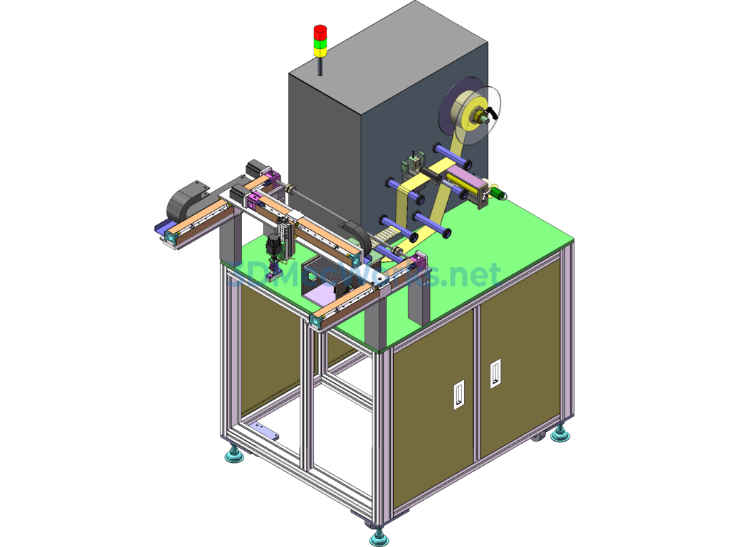 Backplane Labeling Machine - SolidWorks - Free Download Backplane Labeling Machine - Image 4
