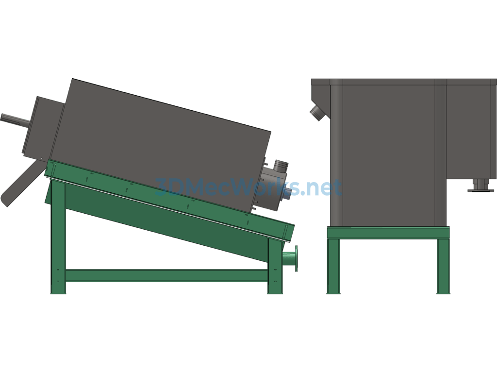 300 Series Stacked Screw Sludge Dewatering Machine - SolidWorks - Free Download 300 Series Stacked Screw Sludge Dewatering Machine - Image 5