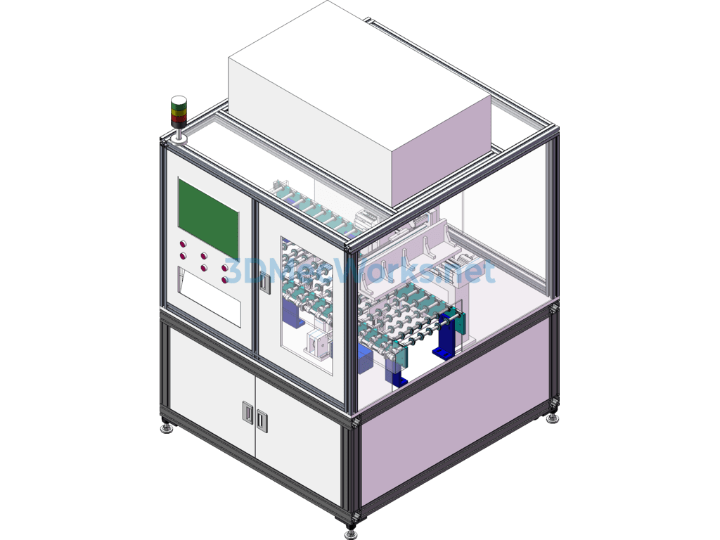 Automatic Inkjet Printer - SolidWorks - Free Download Automatic Inkjet Printer