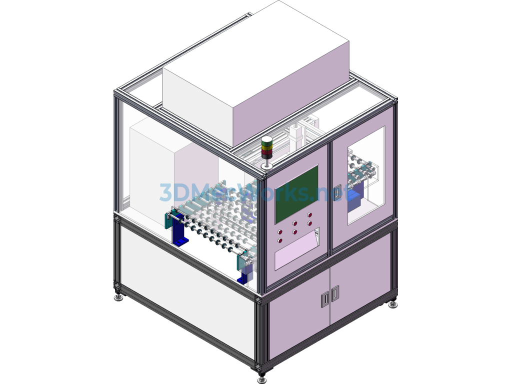 Automatic Inkjet Printer - SolidWorks - Free Download Automatic Inkjet Printer - Image 2