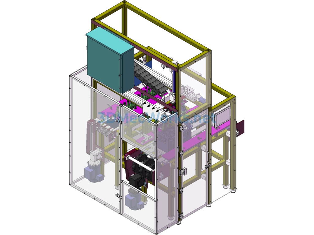 Automated Beer Packaging Machinery and Equipment - SolidWorks - Free Download Automated Beer Packaging Machinery and Equipment