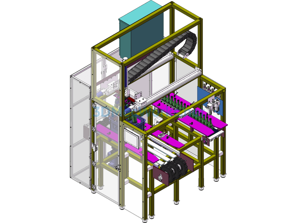 Automated Beer Packaging Machinery and Equipment - SolidWorks - Free Download Automated Beer Packaging Machinery and Equipment - Image 4