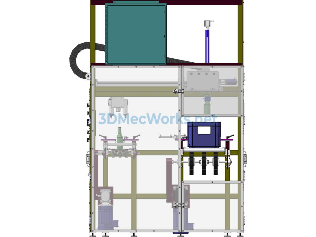 Automated Beer Packaging Machinery and Equipment - SolidWorks - Free Download Automated Beer Packaging Machinery and Equipment - Image 5