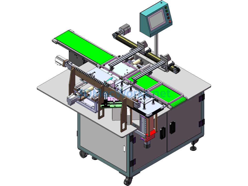 Flat Plate Film Coating Automatic Machine - SolidWorks - Free Download Flat Plate Film Coating Automatic Machine - Image 2