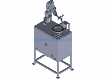 Vertical Injection Molding Machine Material Loading And Product Retrieval Equipment - Exported - Free Download