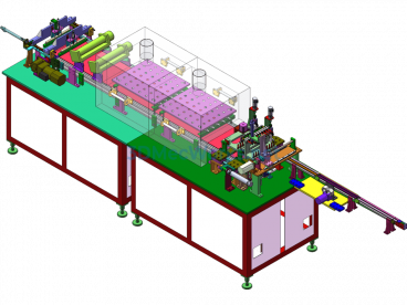 Buzzer Four-Side Dispensing And Drying Production Line - SolidWorks - Free Download