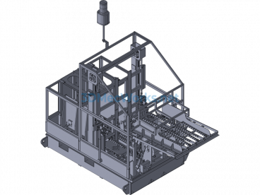 3D Model Of Packaging Conveyor - Exported - Free Download