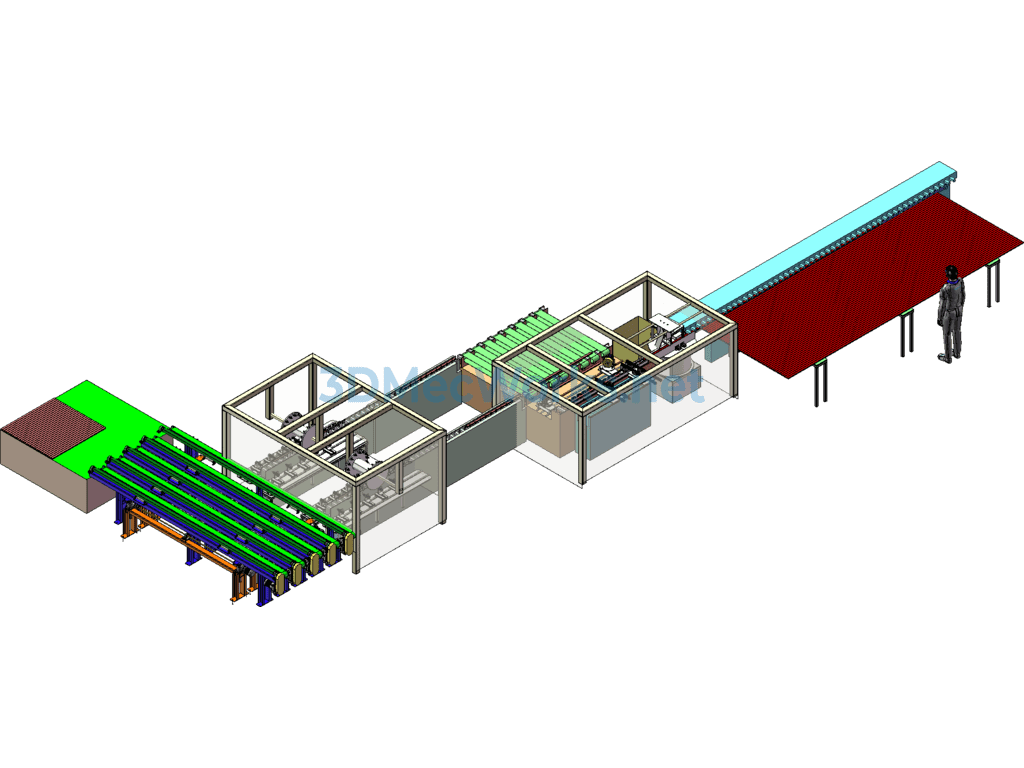 Aluminum Alloy Blanking and Cutting - SolidWorks - Free Download Aluminum Alloy Blanking and Cutting - Image 4