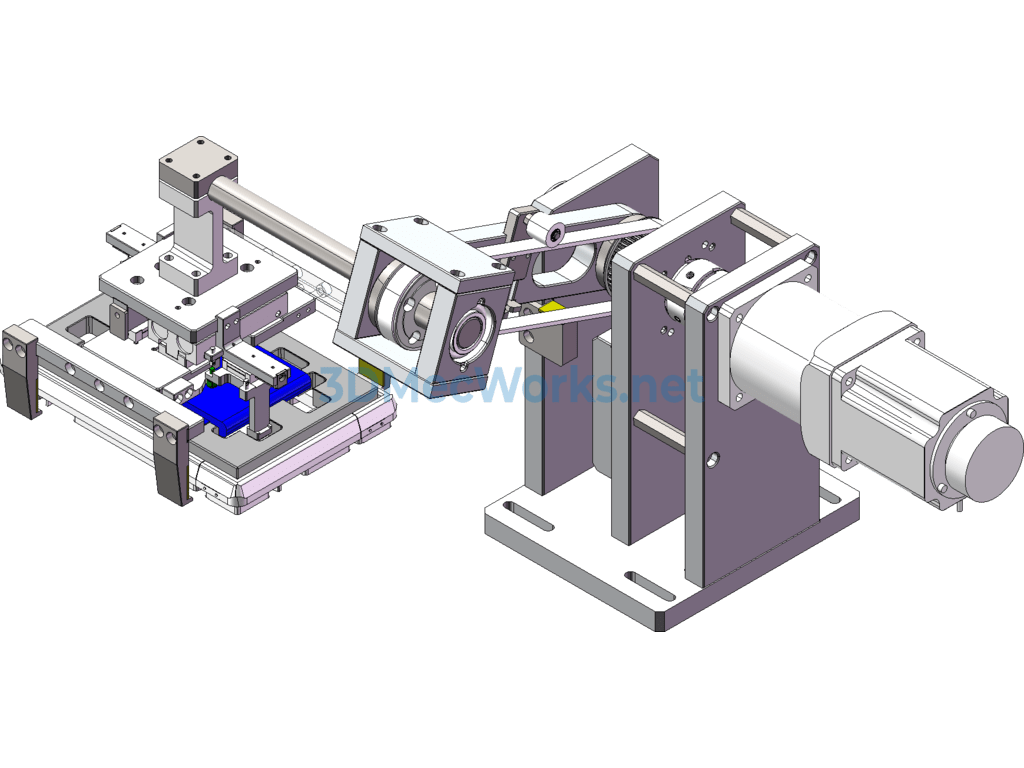 Synchronous Belt Angle Automatic Compensation Transplanting Manipulator - SolidWorks - Free Download Synchronous Belt Angle Automatic Compensation Transplanting Manipulator - Image 4