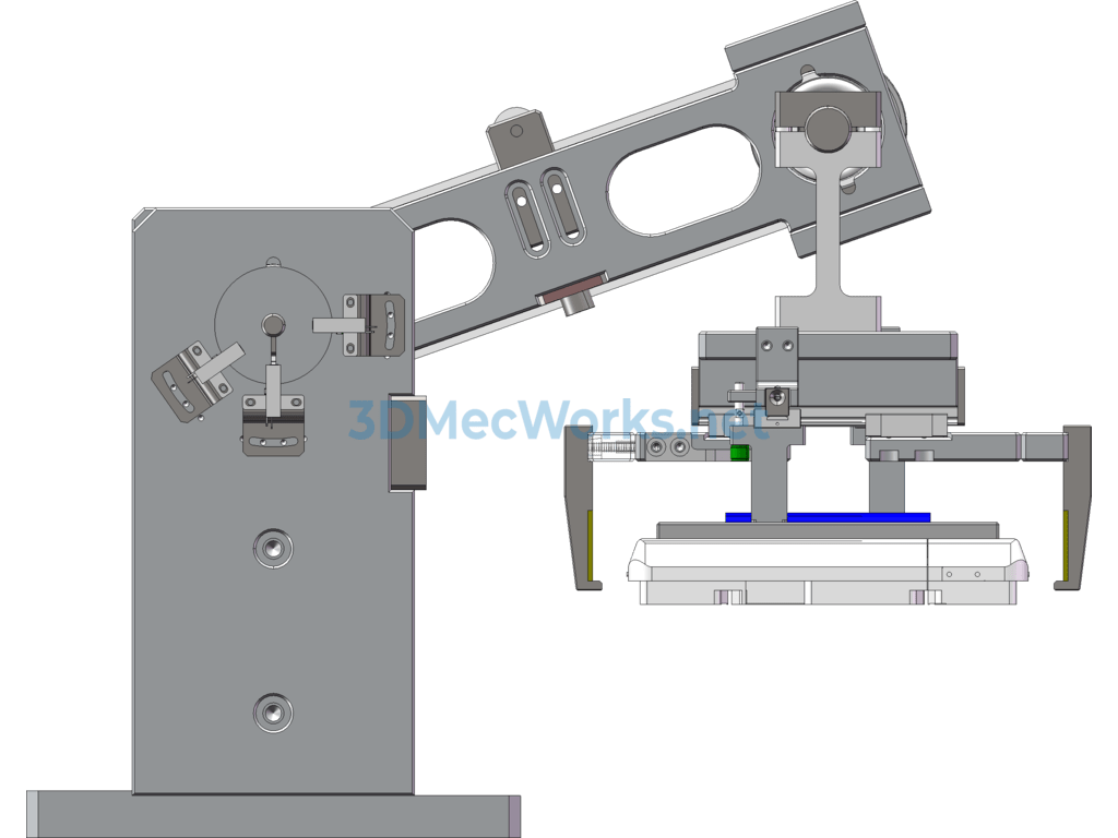 Synchronous Belt Angle Automatic Compensation Transplanting Manipulator - SolidWorks - Free Download Synchronous Belt Angle Automatic Compensation Transplanting Manipulator - Image 5