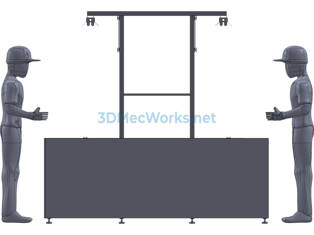 Dual-Speed Chain Production Line - SolidWorks - Free Download Dual-Speed Chain Production Line - Image 5