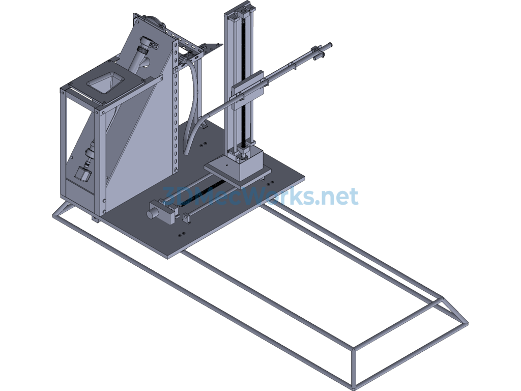 Lime Powder Disinfection Machine - UG(NX) - Free Download Lime Powder Disinfection Machine