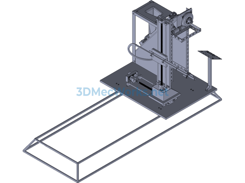 Lime Powder Disinfection Machine - UG(NX) - Free Download Lime Powder Disinfection Machine - Image 4