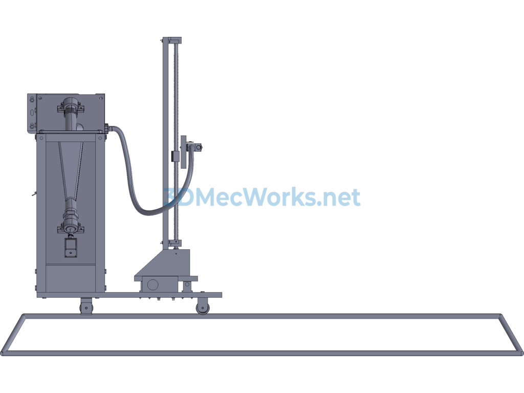 Lime Powder Disinfection Machine - UG(NX) - Free Download Lime Powder Disinfection Machine - Image 5