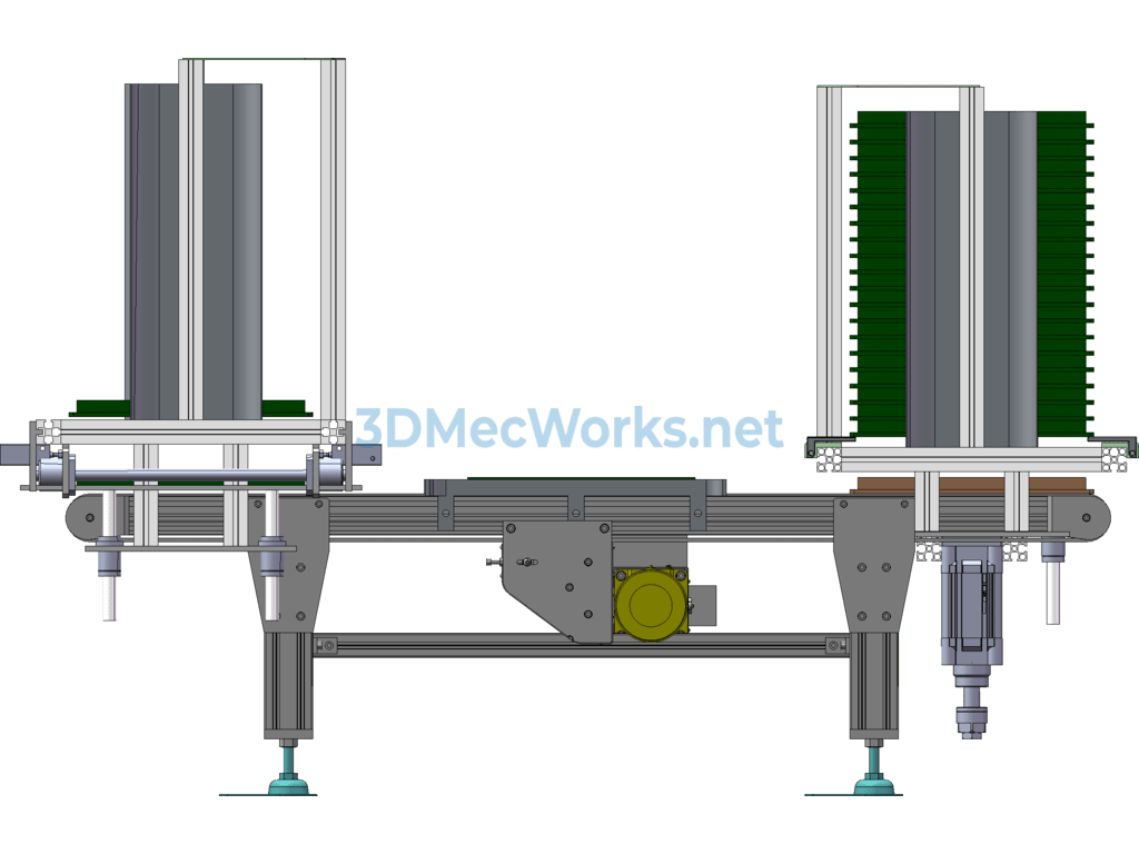 Apple Screen Loading and Unloading Line (mature Commercial Use) - SolidWorks - Free Download Apple Screen Loading and Unloading Line (mature Commercial Use) - Image 5