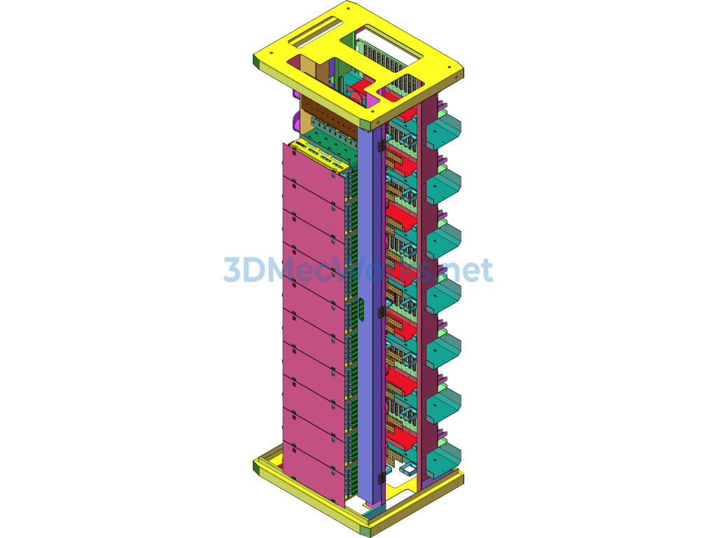 Modf Fiber Optic Distribution Frame - SolidWorks - Free Download Modf Fiber Optic Distribution Frame