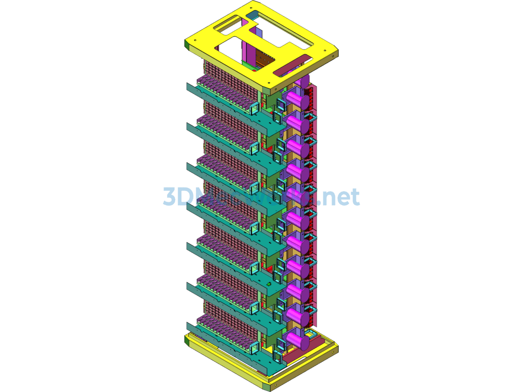 Modf Fiber Optic Distribution Frame - SolidWorks - Free Download Modf Fiber Optic Distribution Frame - Image 3