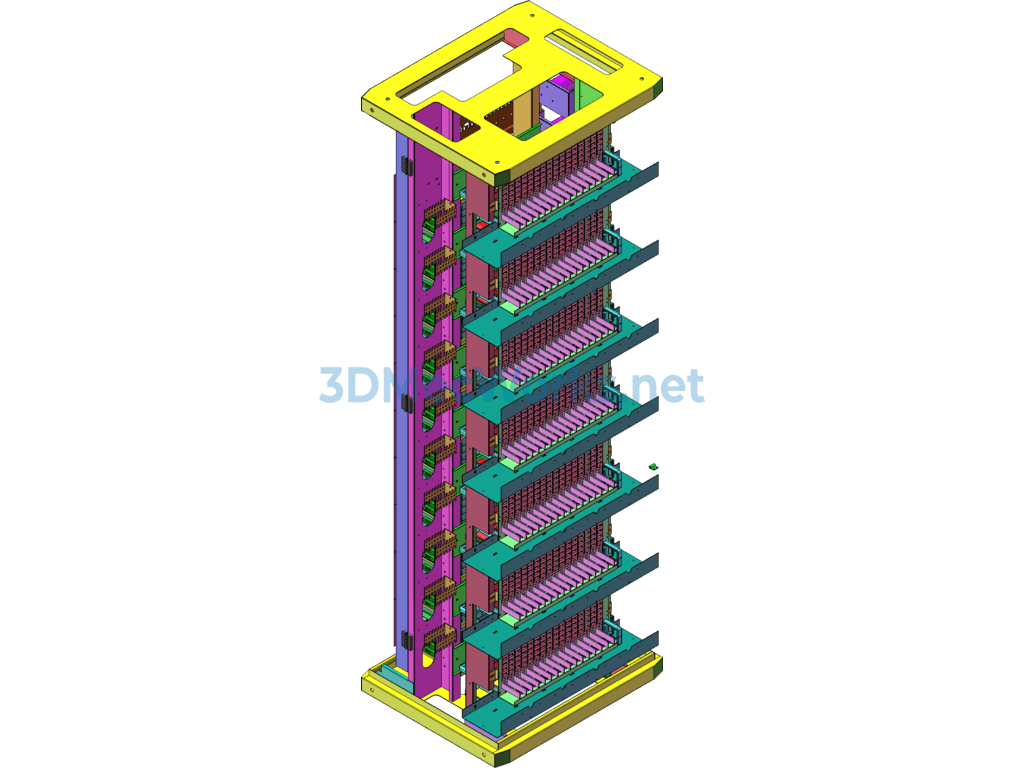 Modf Fiber Optic Distribution Frame - SolidWorks - Free Download Modf Fiber Optic Distribution Frame - Image 4