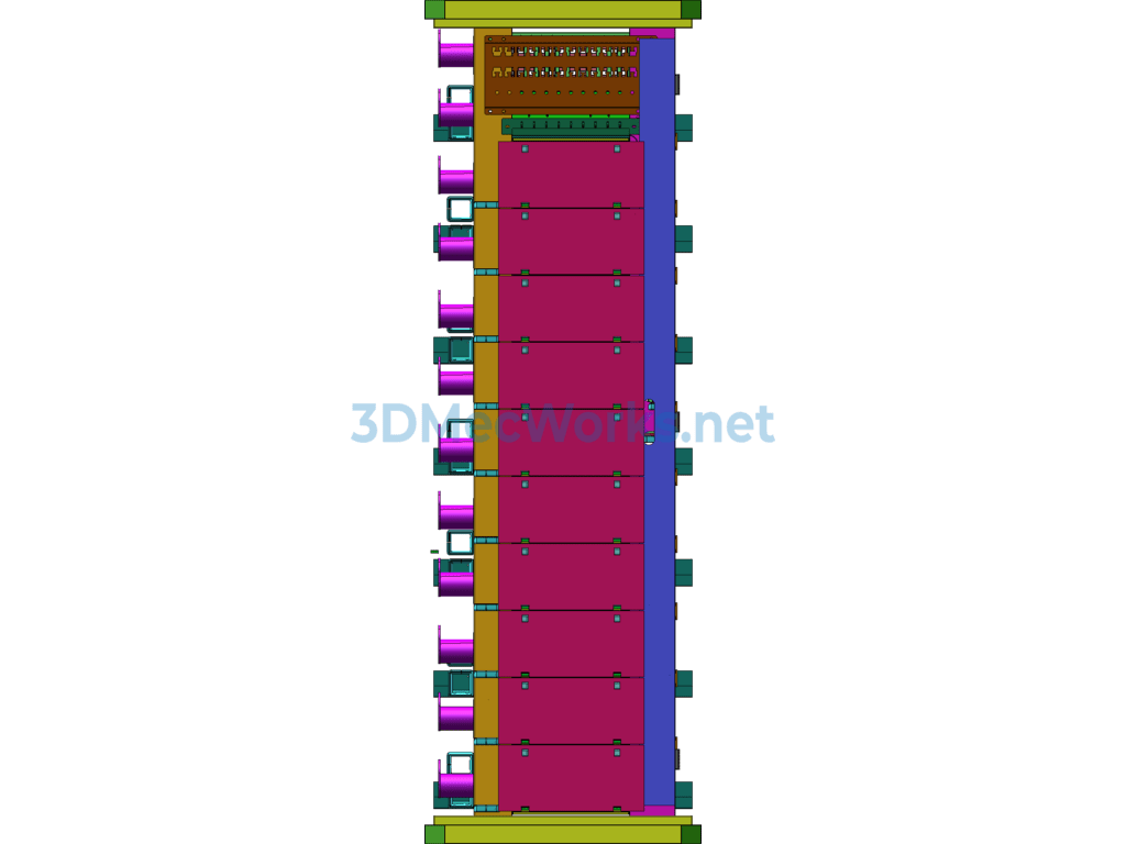 Modf Fiber Optic Distribution Frame - SolidWorks - Free Download Modf Fiber Optic Distribution Frame - Image 5