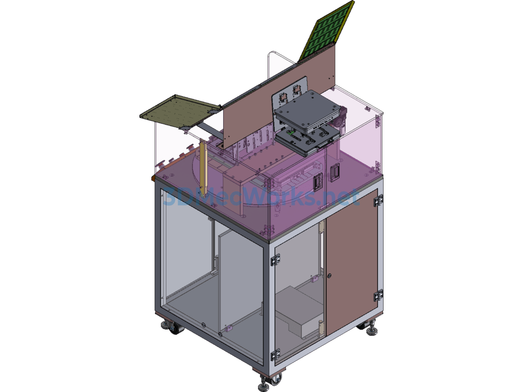 Tablet Laminating Machine/pressing Machine - SolidWorks - Free Download Tablet Laminating Machine/pressing Machine - Image 4