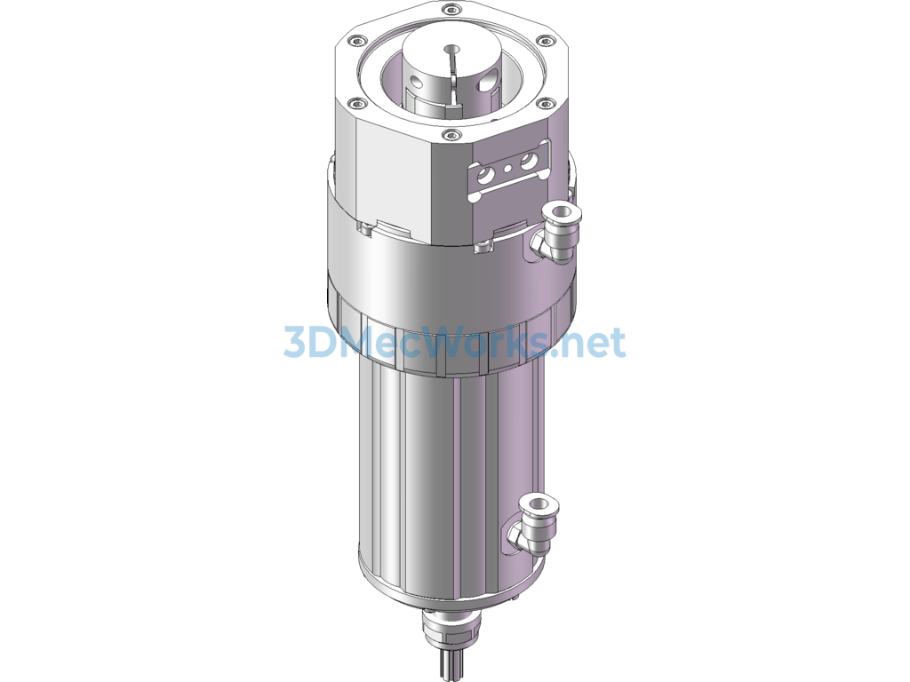 Cnc Milling Machine Pneumatic Quick-Change Chuck - SolidWorks UG(NX) - Free Download Cnc Milling Machine Pneumatic Quick-Change Chuck