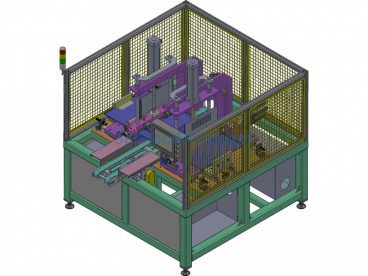 Automatic U-Shape Bending Machine For Casing Bending - SolidWorks - Free Download