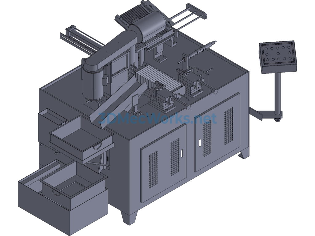 Ug Non-Standard Grooving Machine/hexagonal Bar Double-Standard Grooving Machine - Exported - Free Download Ug Non-Standard Grooving Machine/hexagonal Bar Double-Standard Grooving Machine - Image 2