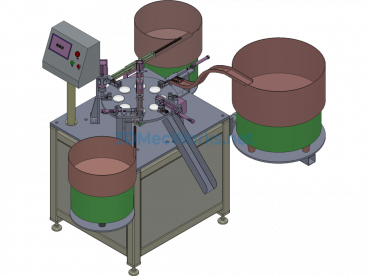 Automatic Snap-Fit Assembly Machine/Automatic Assembly Machine For Metal Hinge Strips - SolidWorks - Free Download