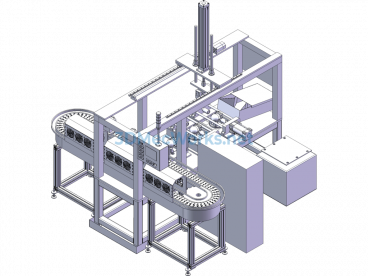 Valve Body And Bonnet Assembly Line - SolidWorks - Free Download